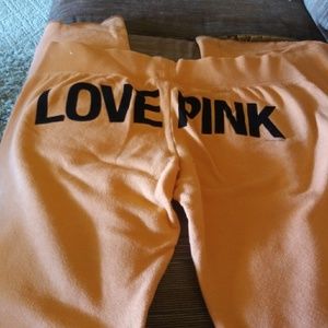 Victoria secret love pink sweatpants